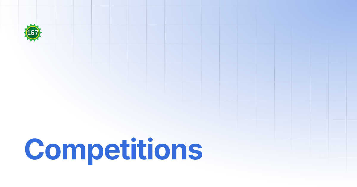 Competitions frc 167 documentation